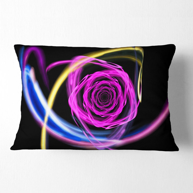 Coussin lombaire rose brillant
