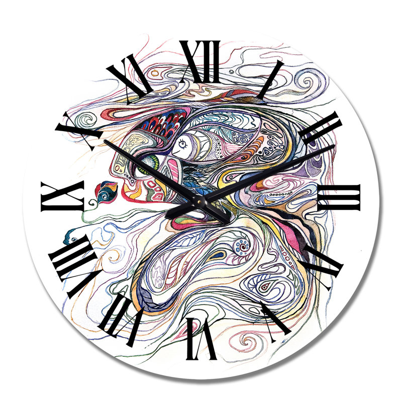 «Magic Mother Fish» - Horloge murale pour enfants, Moyen