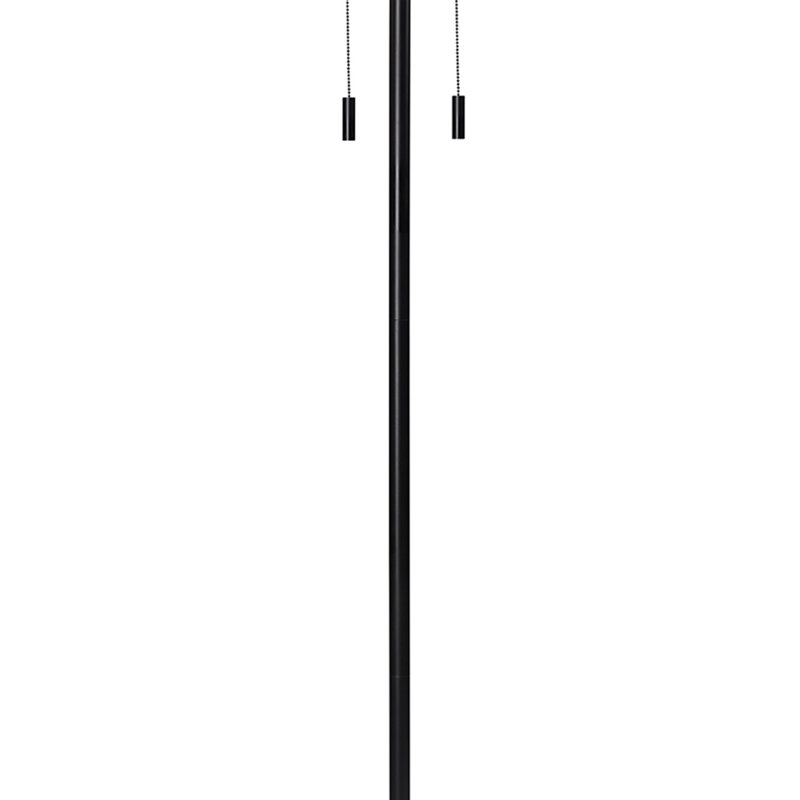 Lampe sur pied 64 "Sarahanne, Noir