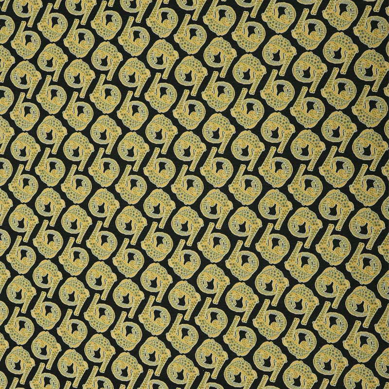 Croco Jacquard Fabric, Limelight