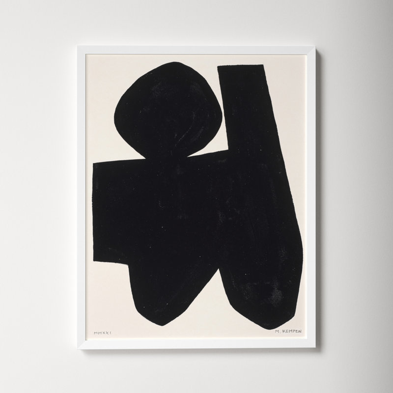Module On White 4 by Michael Kempen, White, 38" H x 30" W x 1.25" D