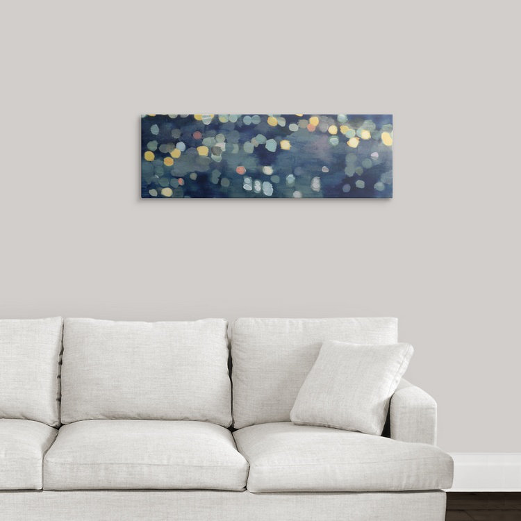 'city lights ii' peinture imprimé PI Studio, 12" H x 36" L x 1,5" D, Toile