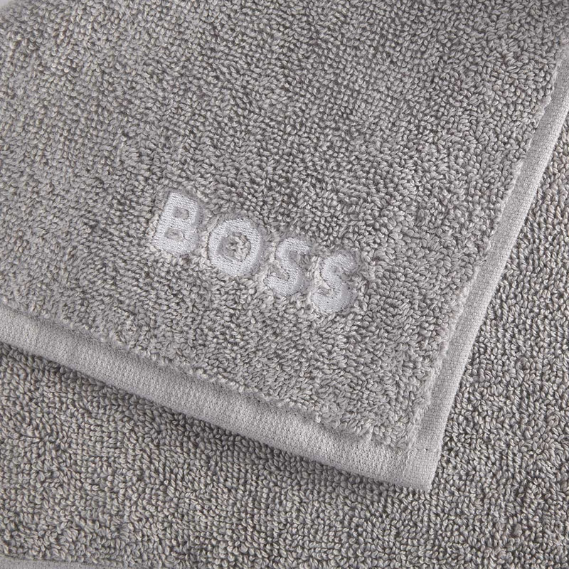 100% Cotton Plush Washcloth, Concrete