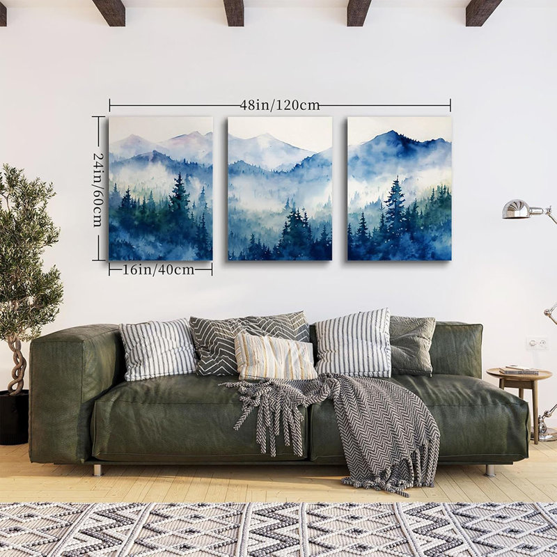 3 Piece Wrapped Canvas Print
