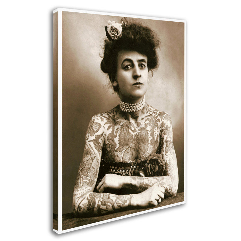 « maud wagner 1911 », reproduction d’impression sur toile tendue, H 19 po x l 14 po