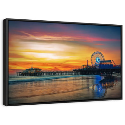 Plage «Santa Monica Pier Sunset»