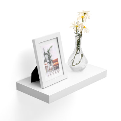 Wall Shelf, Floating Shelf, Wall Mounted, 20 X 40 X 3.8 Cm, For Picture Frames, Wall Decor, Living Room, Study, Kitchen