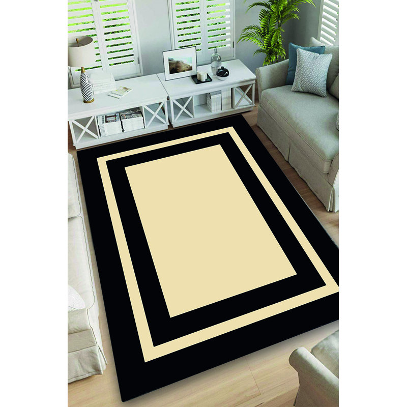 Raymund Flatweave Black/White Rug, Rectangle 160 x 230cm