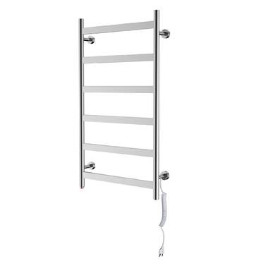 Costway Electric Heated Towel Warmer Wall Mount Drying Rack 304 Stainless  Steel 