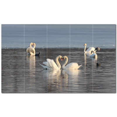 Murale décorative en céramique 4,25 po x 4,25 po