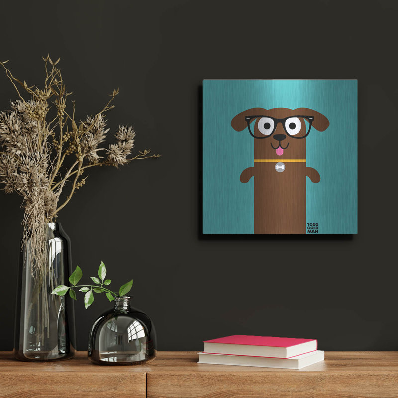 «Bow Wow Dachshund» par Todd Art, H 12 po x l 12 po