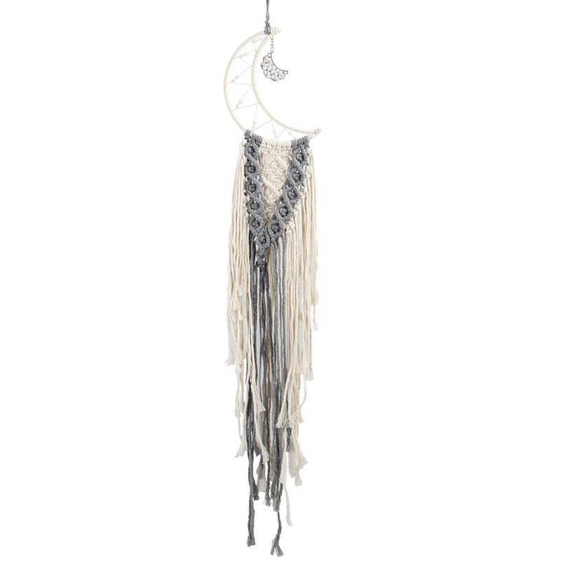 Suspension murale en coton Moon Dream Catcher