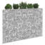 Lit surélevé en acier galvanisé Trapezium Gabion-1295722149