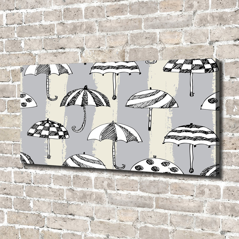 Umbrellas - Wrapped Canvas Print