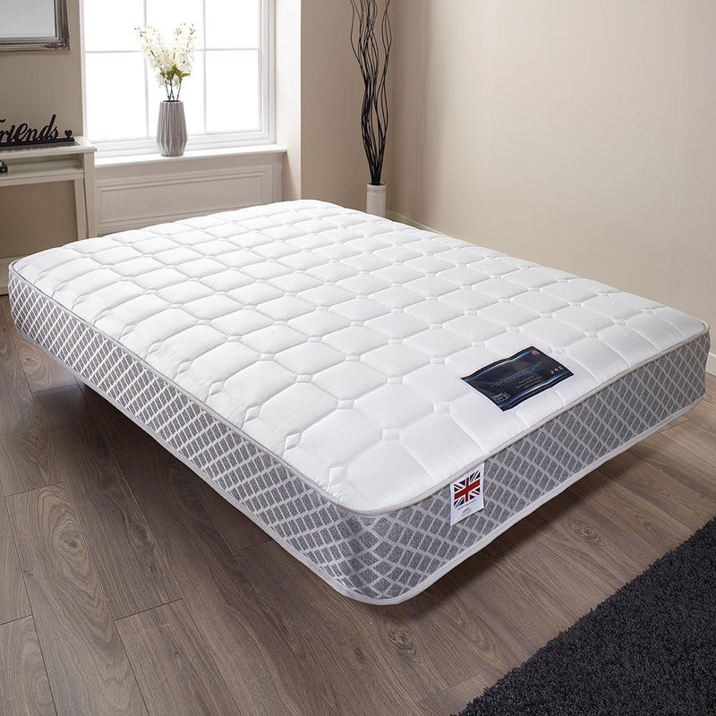 Luann Crystal Ortho Hybrid Sprung Mattress, Small Double (4')