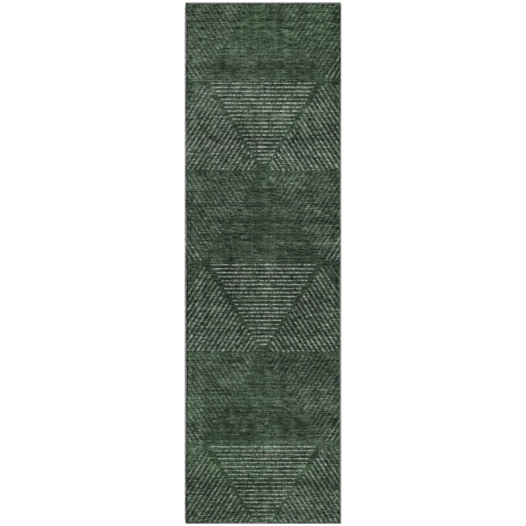 Premium Machine Washable Prisco Fern Rug