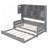 Wooden Daybed With Twin Size Trundle, And All-In-One Cabinet And Shelf-958096289-958096291