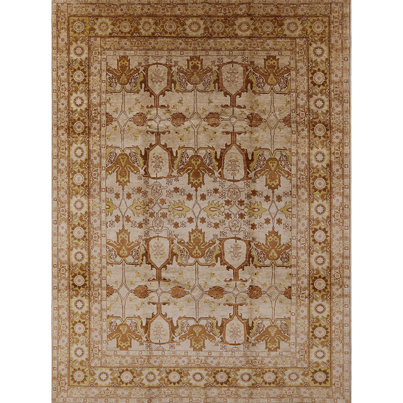 Tapis beige Persea, Rectangle 8 pi x 12 pi