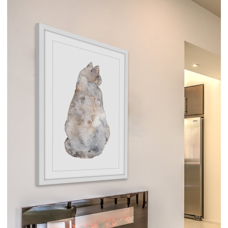 Thimble Sparrow - Single Picture Frame Painting, 61cm H x 41cm W x 3.81cm D