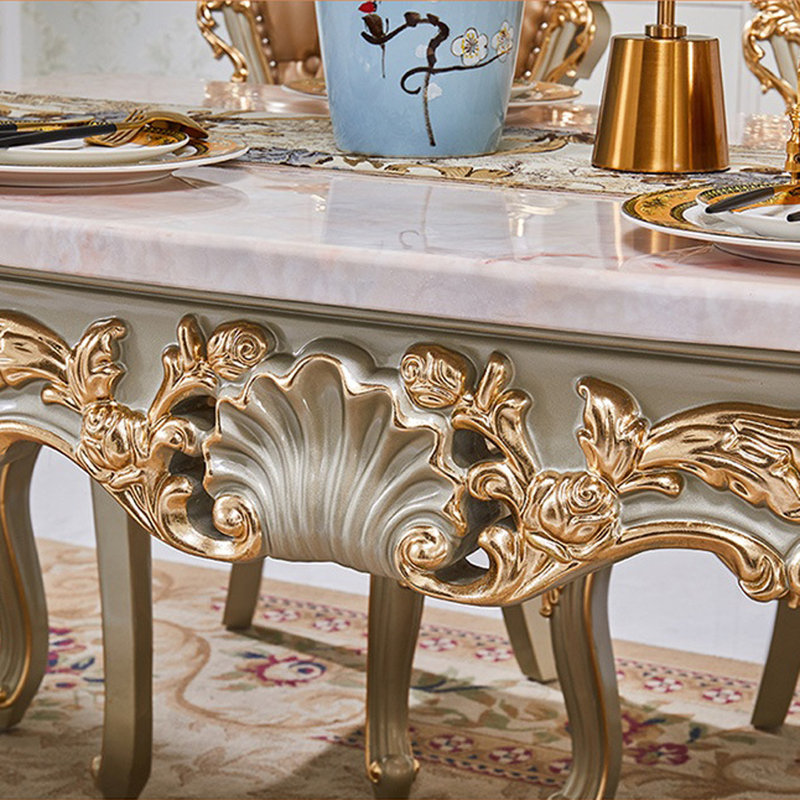 Table de salle à manger rectangulaire Luxury