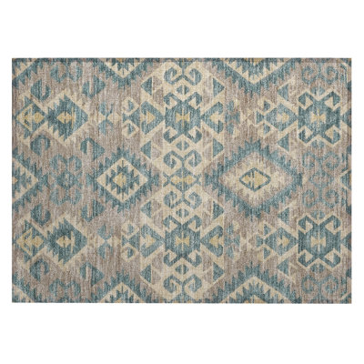 Machine Washable Indoor/Outdoor Chantille ACN2959 Southwest Rug