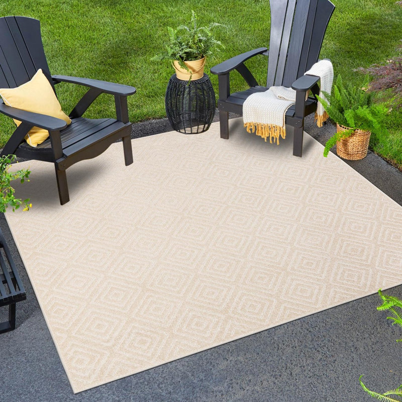 Sabrina Soto Logan Indoor/Outdoor Rug, Square 10'