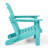 Laguna Outdoor 5-Piece Adirondack Chair With Round Coffee Table Conversation Set-108401483