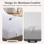 Protège-matelas chauffant en mélange de coton-2118312603