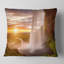 Coussin décoratif cascade au coucher du soleil-1842183888-1842183892