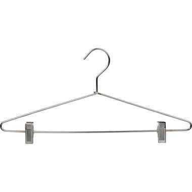 Rebrilliant Rubberized Ultra Thin Metal Non-Slip Hanger (Set of 100), White