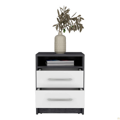 Nightstand Cartiz, Two Drawers