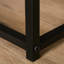 Bartosz 39 cm W Steel Bedside Table