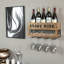 Wine Glass Rack Brown