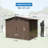 8 ft. W x 6 ft. D Metal Portable Storage Shed-96151486