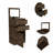 Dresser Asturias, Jewerly Box, Dark Walnut Finish