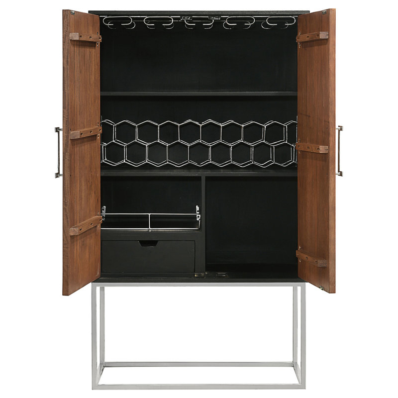 Armoire de bar 2 portes Washoe