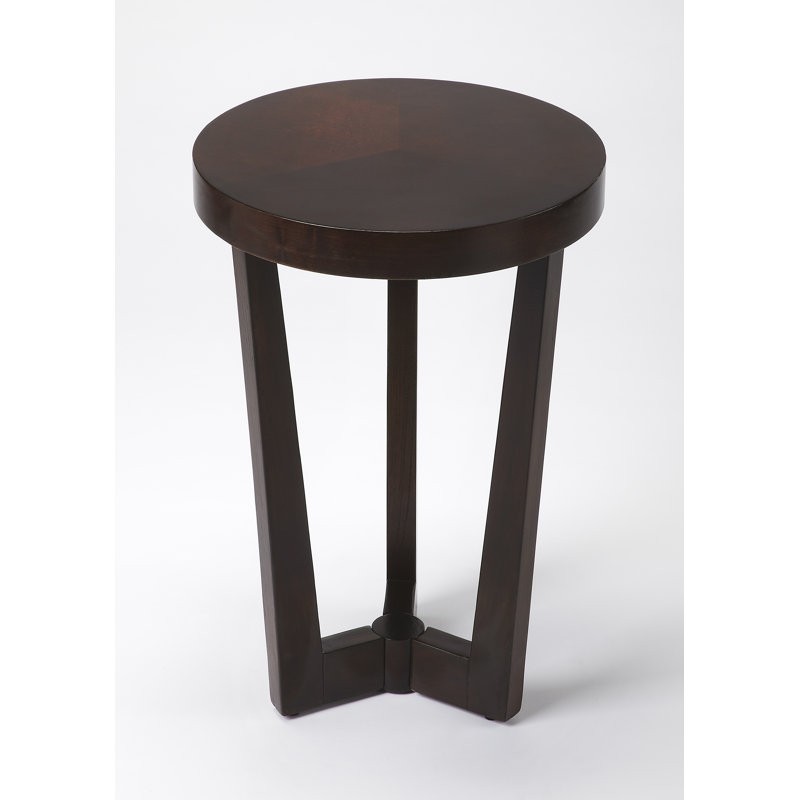 Aphra Merlot Side Table, Espresso Brown