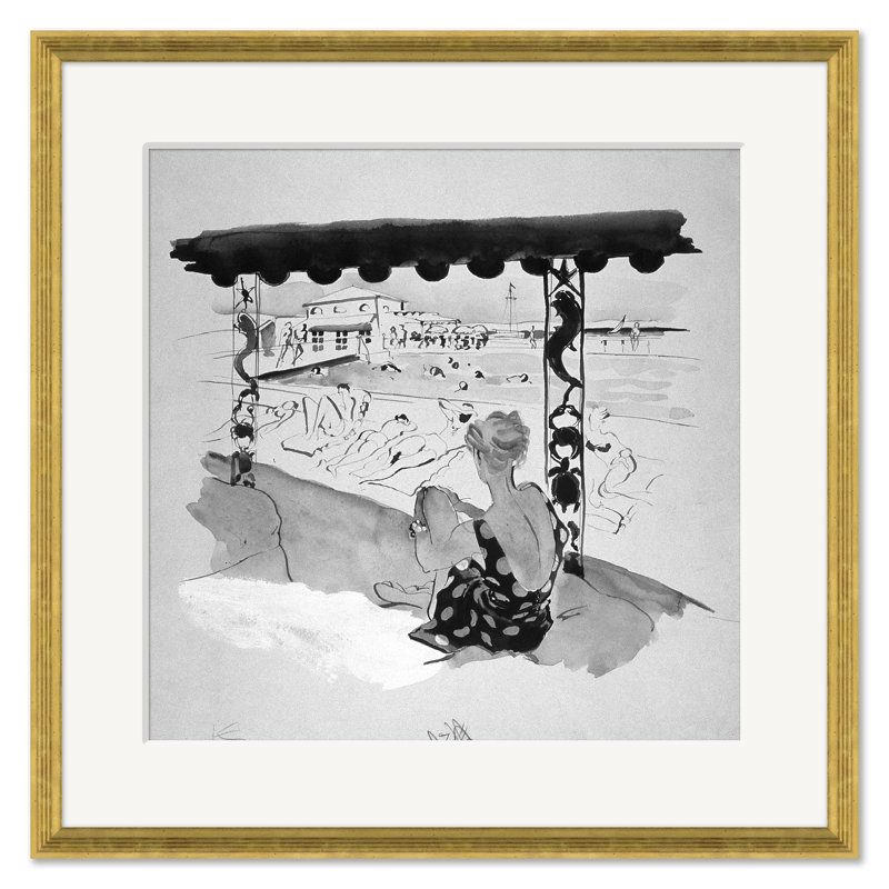 «Vogue Magazine», «Creek Club Beach», Rene Bouet-Willaumez, juillet 1935