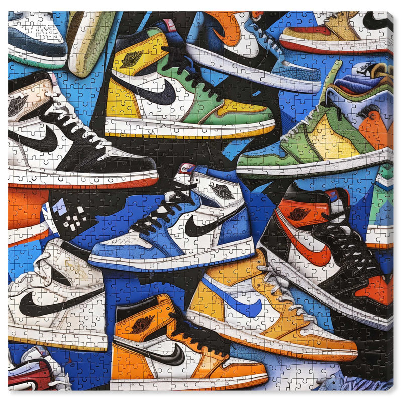 Casse-têtes de casse-tête, impressions d'art urbain par Notoriart, Toile tendue, H 20 po x l 20 po
