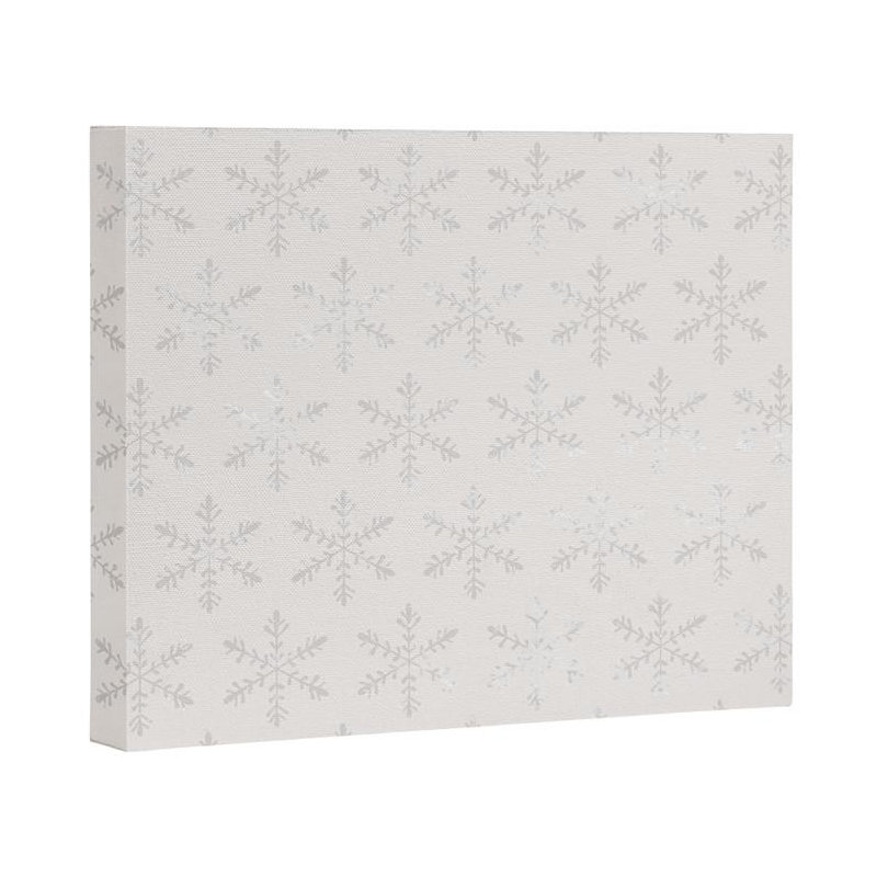 « flocon de neige 2v », impression, H 16 po x l 20 po, Toile tendue