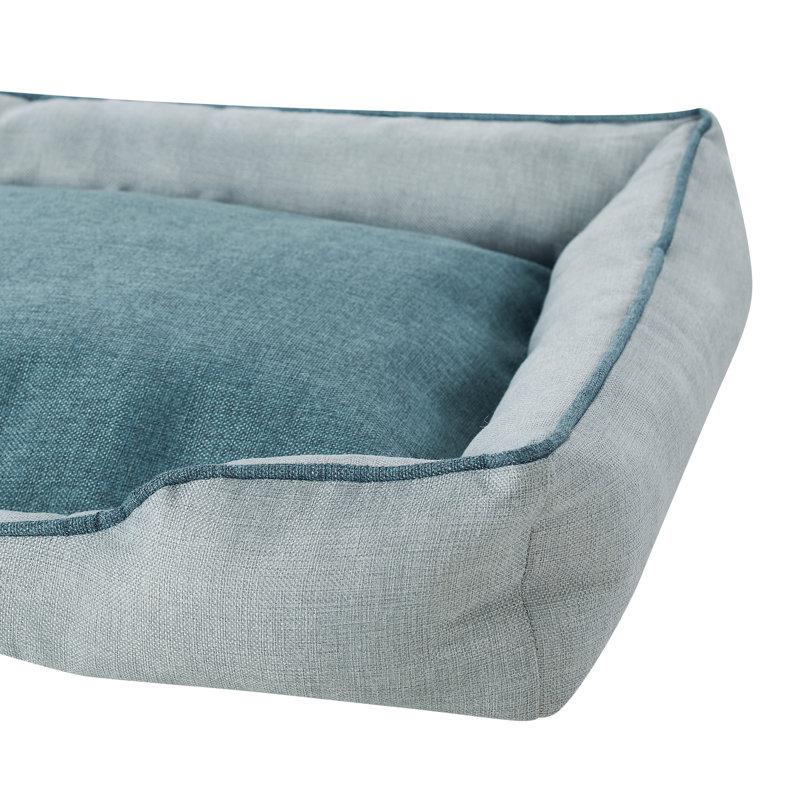 Arthur Pet Bed, Small (24.02" W x 19.69" D x 5.12" H), Gray