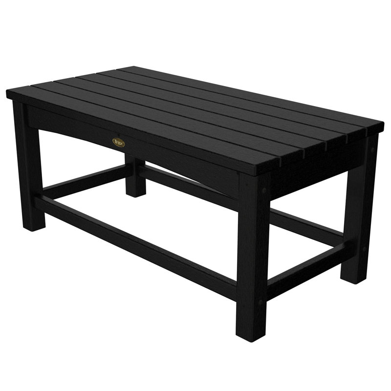 Table basse POLYWOOD Rockport Club, Revolution® gris anthracite cendré