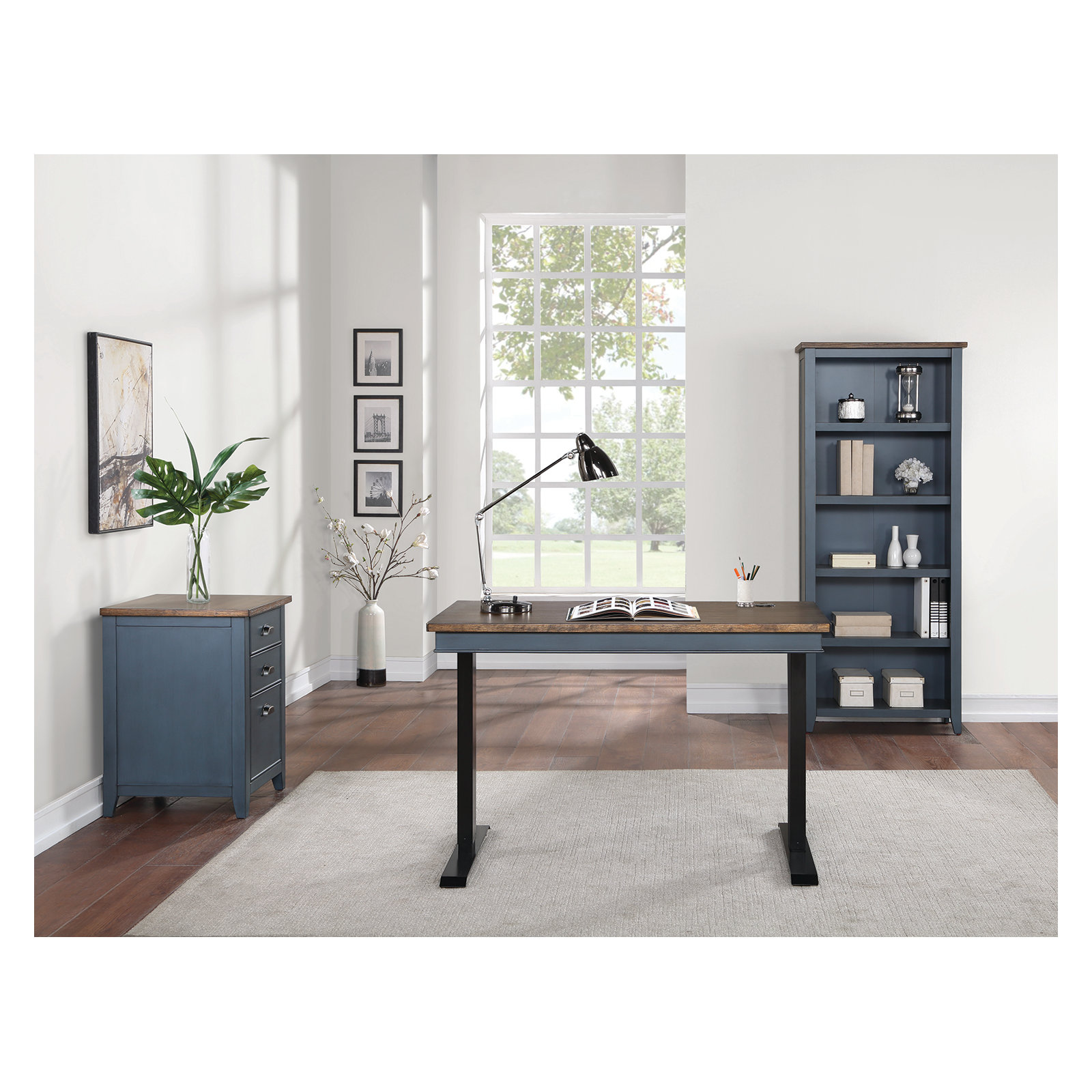 Vivienne Yes Standing Desk, Blue
