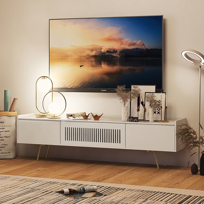 Modern simple light luxury high TV cabinet, 71.65"