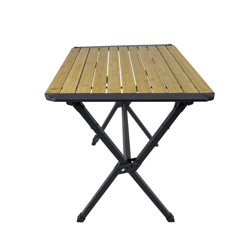 Aneliya Rectangular Metal Folding Outdoor Camping Table , 80cm cm W 63cm cm D