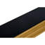 Console Modern Contrast moderne avec structure en bois stratifié et plateau noir