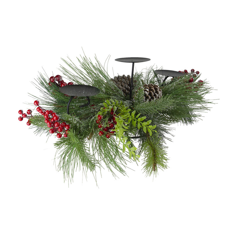 Porte-bougie de Noël 32 po
