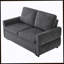 Canapé-lit convertible avec canapé-lit de 62,75 po avec dossier réglable et ports USB pour le salon, gris-271724010