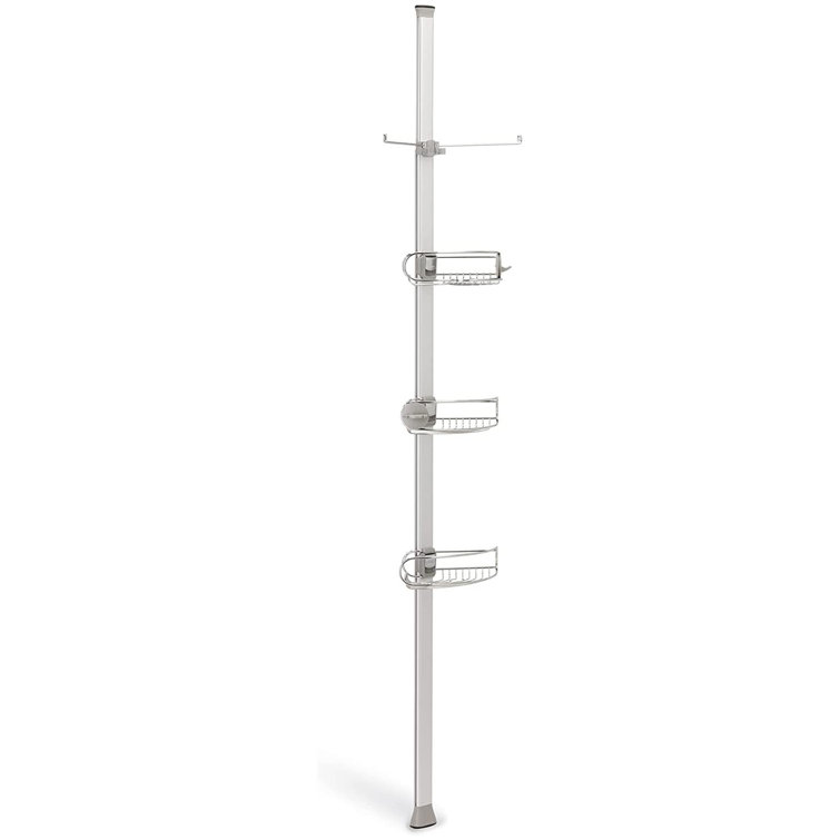 Rebrilliant Lunie Tension Pole Stainless Steel Shower Caddy