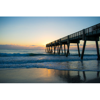 Sunrise At Vero Beach by Penny Britt - Wrapped Canvas Print